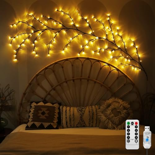 The Lighted Willow Vine Plants for Living Room