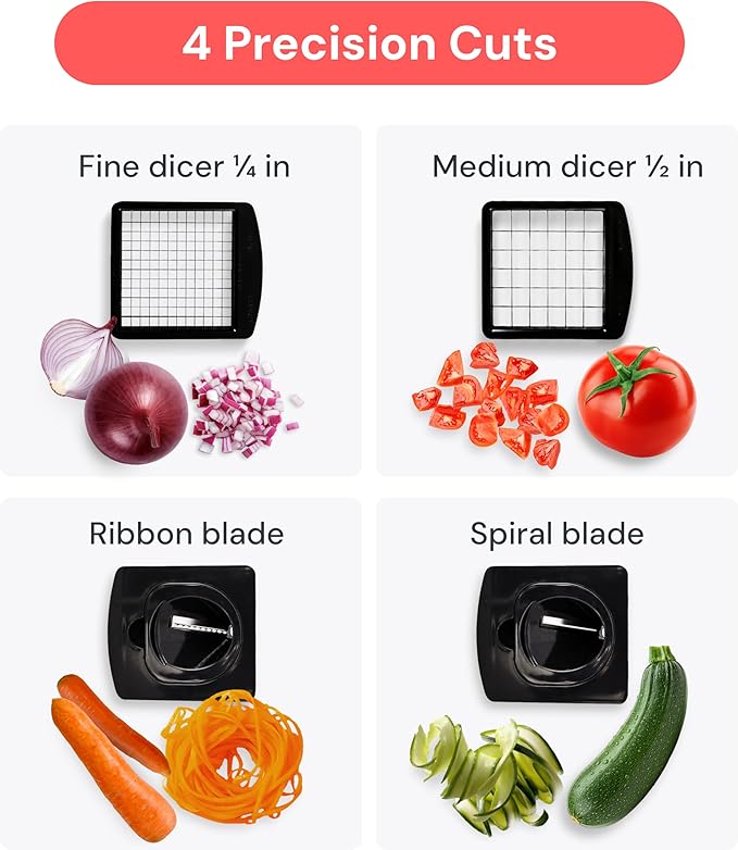 The Original Pro Chopper - Vegetable Chopper and Spiralizer