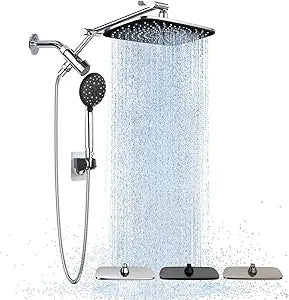 Wide Rain Shower Head with Handheld