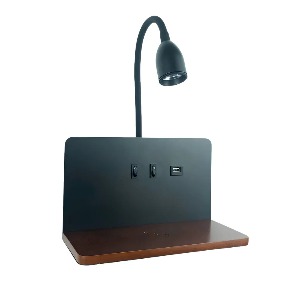 FlipCharge – 360° Wall Light with Power