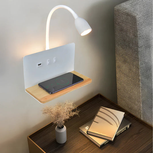 FlipCharge – 360° Wall Light with Power