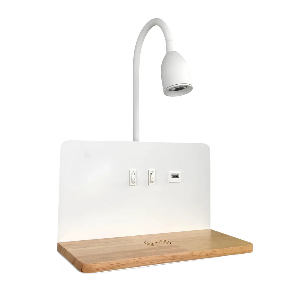 FlipCharge – 360° Wall Light with Power