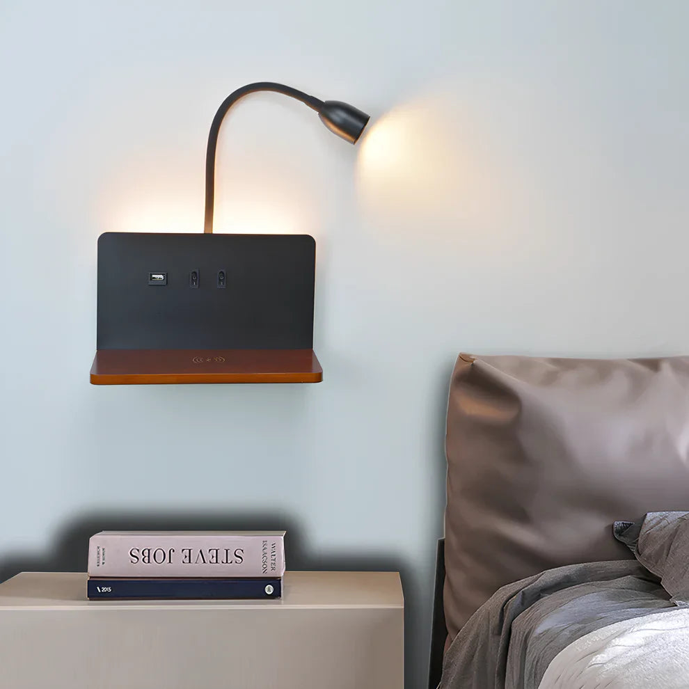 FlipCharge – 360° Wall Light with Power