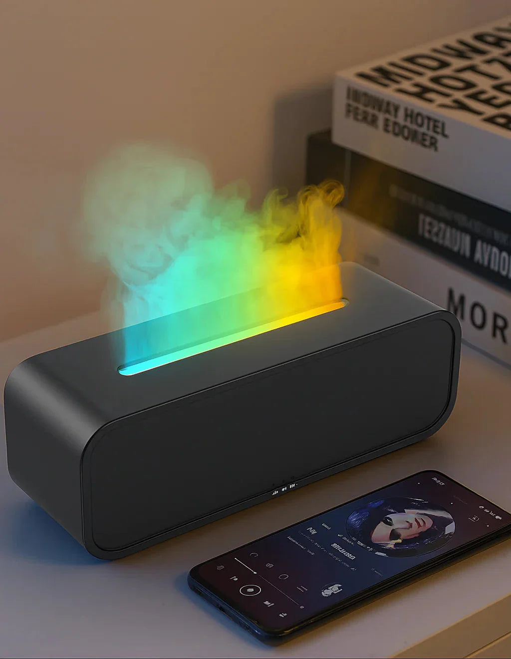 Color Flame Aroma Diffuser Room Decor ZYLA HOMES