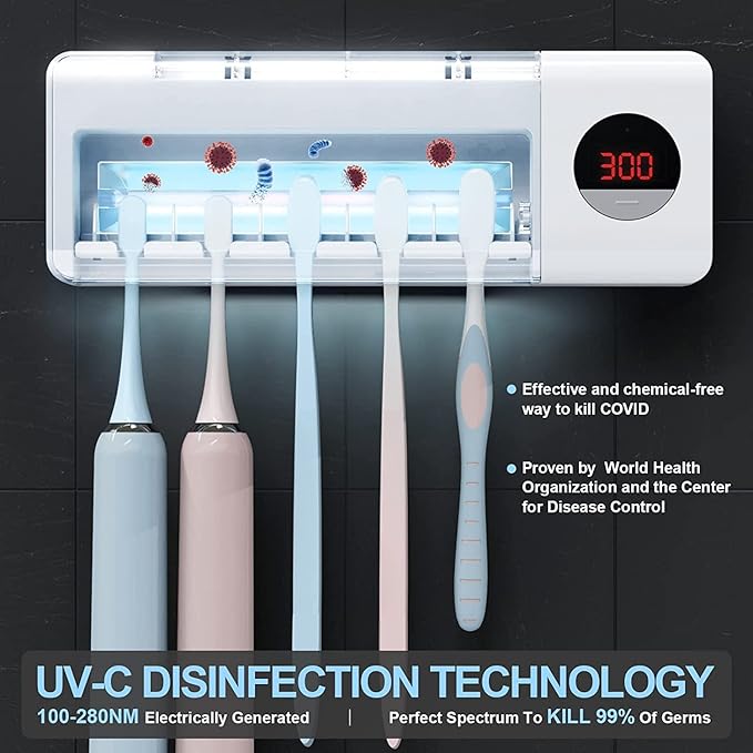 UV Toothbrush Sterilizer Bathroom ZYLA HOMES