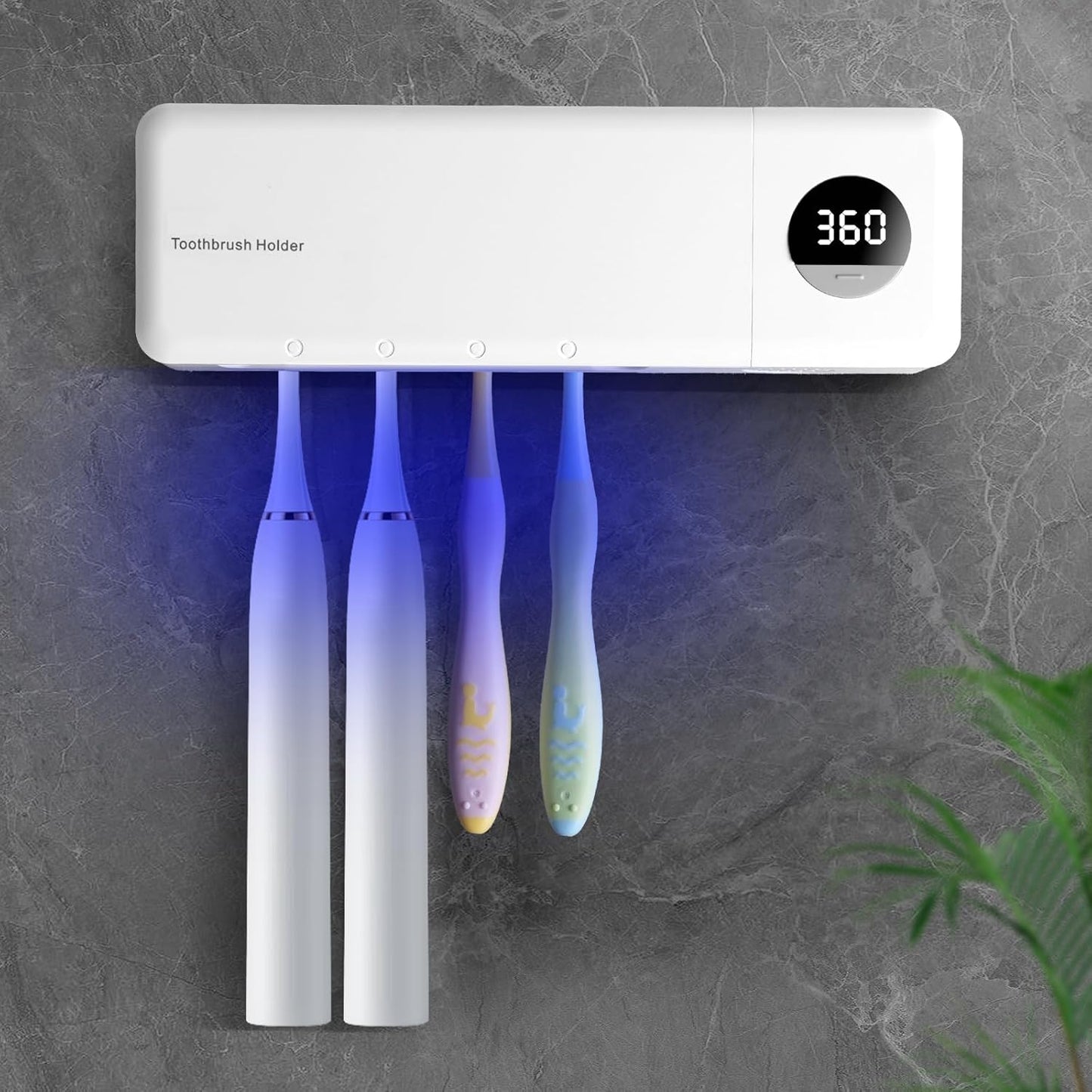 UV Toothbrush Sterilizer Bathroom ZYLA HOMES WIthout Tooth Paste Mechanism