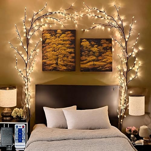 The Lighted Willow Vine Plants for Living Room