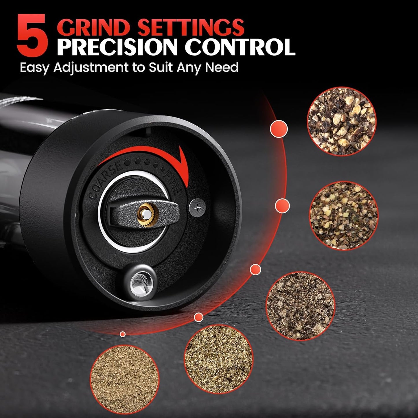 Electric Salt and Pepper Grinder